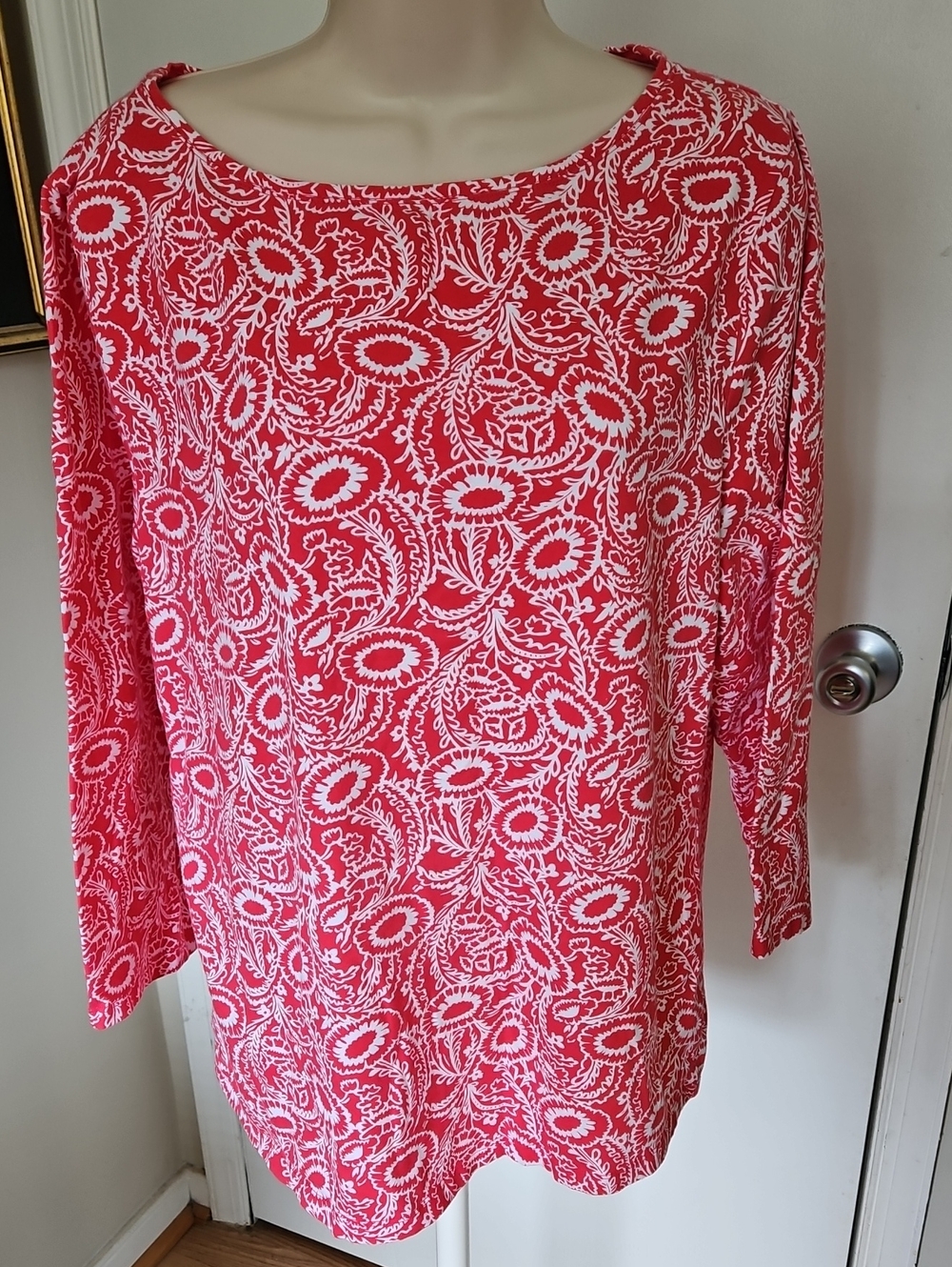 Talbots Floral Top Size XL